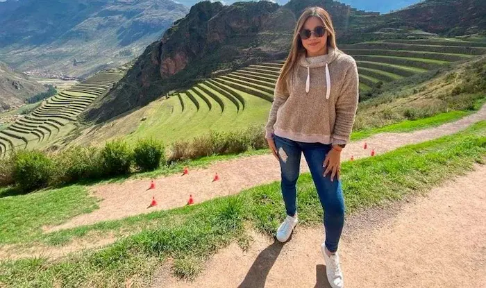 turista en valle sagrado