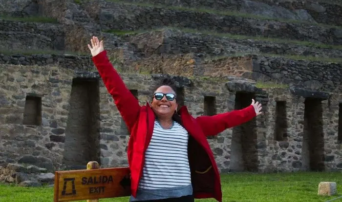 turista en Valle Sagrado
