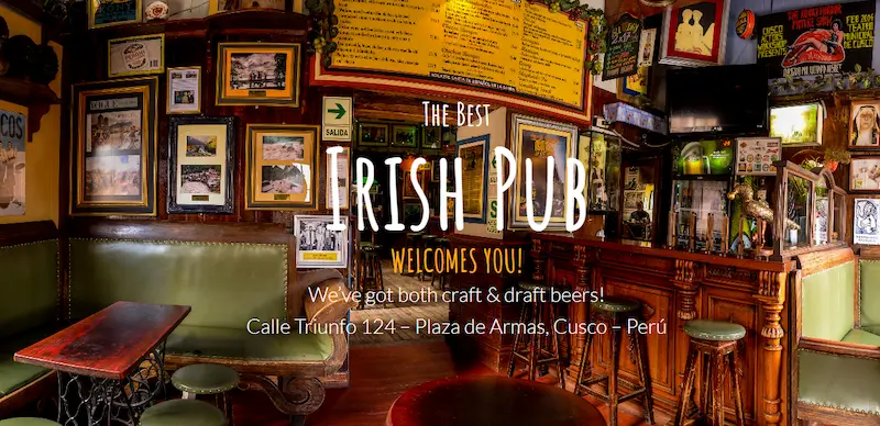 Cusco Nightlife: Best Bars, Restaurants, and Clubs 2 Paddy's Irish Pub