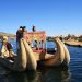 Totora boat in Puno